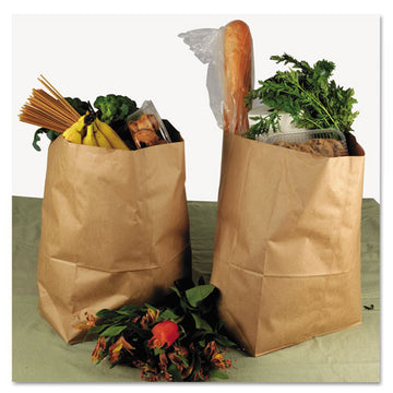 General Grocery Paper Bags, 50 Lbs Capacity, #4, 5"w X 3.13"d X 9.75"h, Kraft, 500 Bags freeshipping - TVN Wholesale